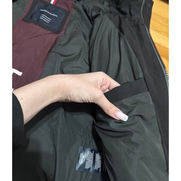 Tommy Hilfiger Men’s Parka Coat Black Warm Like Down Size M READ DESCRIPTION - Picture 12 of 16